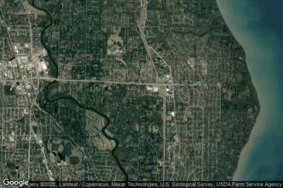 Vue aérienne de River Hills