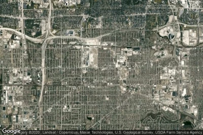 Vue aérienne de West Allis