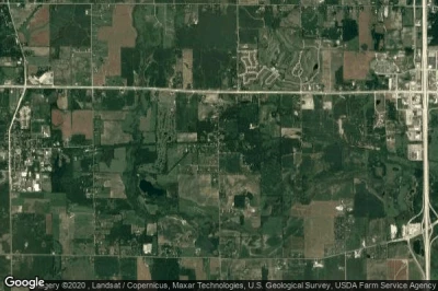 Vue aérienne de Woodworth