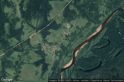 Vue aérienne de Malyye Ugory