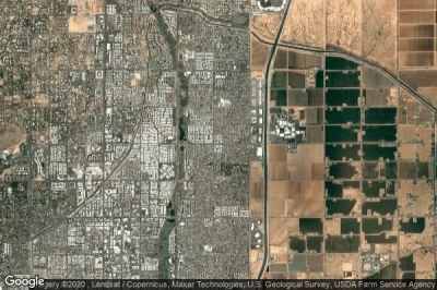 Vue aérienne de Scottsdale