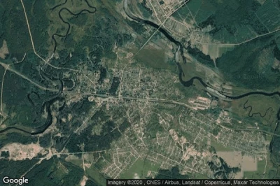 Vue aérienne de Maksatikha