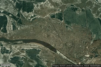 Vue aérienne de Luza