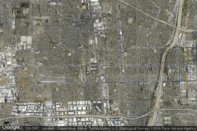 Vue aérienne de Compton