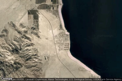 Vue aérienne de Desert Shores