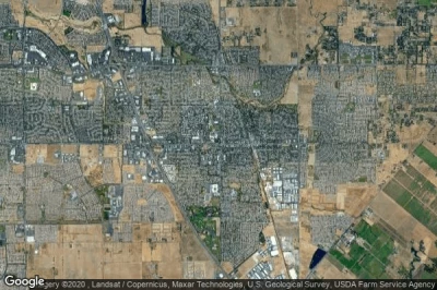 Vue aérienne de Elk Grove