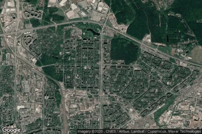 Vue aérienne de Lianozovo