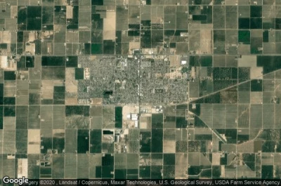 Vue aérienne de Kerman