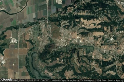 Vue aérienne de Las Lomas