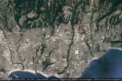 Vue aérienne de Live Oak