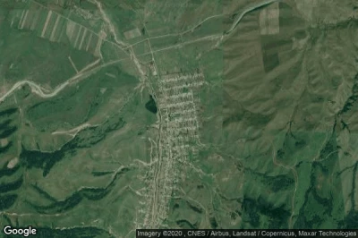 Vue aérienne de Kyzyl-Oktyabrskiy