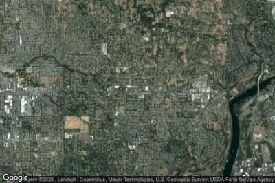 Vue aérienne de Orangevale