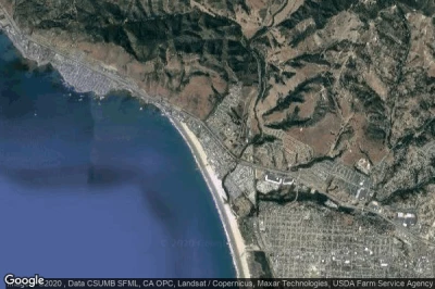 Vue aérienne de Pismo Beach
