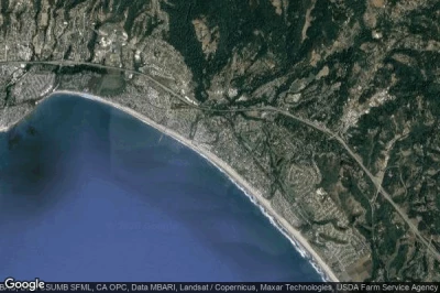 Vue aérienne de Rio Del Mar
