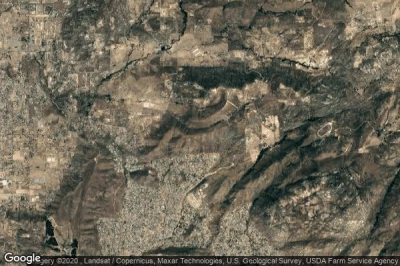 Vue aérienne de San Diego County