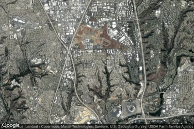 Vue aérienne de Serra Mesa