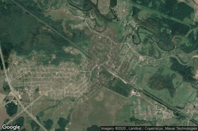 Vue aérienne de Kukushtan