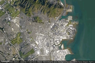 Vue aérienne de South San Francisco