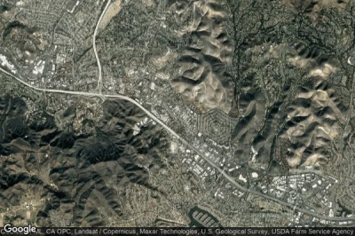 Vue aérienne de Thousand Oaks