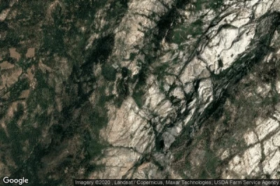 Vue aérienne de Tuolumne County