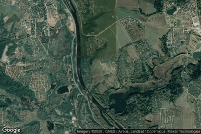 Vue aérienne de Kromino