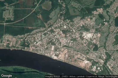 Vue aérienne de Krasnokamsk