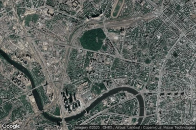 Vue aérienne de Presnenskiy