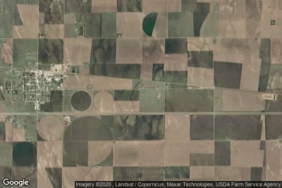 Vue aérienne de Kit Carson County