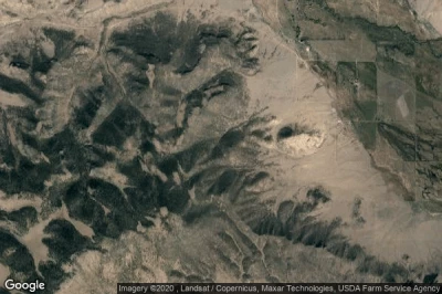 Vue aérienne de Saguache County