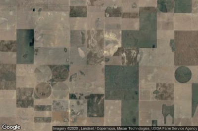 Vue aérienne de Finney County