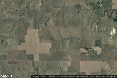 Vue aérienne de Gove County