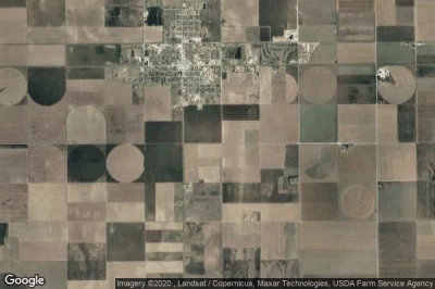 Vue aérienne de Wichita County