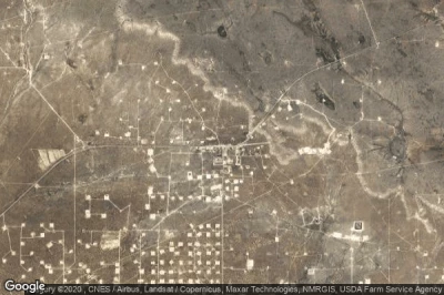 Vue aérienne de Maljamar