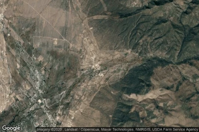 Vue aérienne de Taos Pueblo