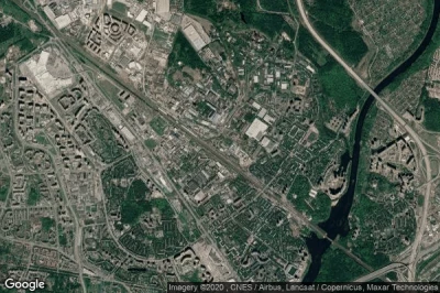 Vue aérienne de Khimki