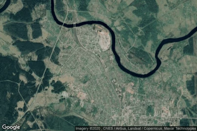 Vue aérienne de Kharovsk