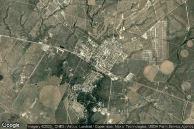 Vue aérienne de Brackettville