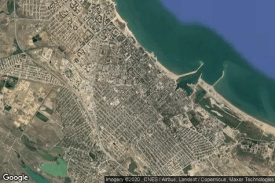 Vue aérienne de Kaspiysk