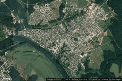 Vue aérienne de Kasimov