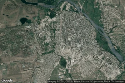 Vue aérienne de Kamensk-Shakhtinskiy