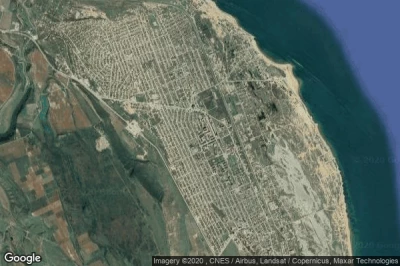 Vue aérienne de Izberbash