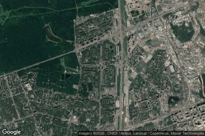 Vue aérienne de Ivanovskoye