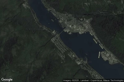 Vue aérienne de West Juneau