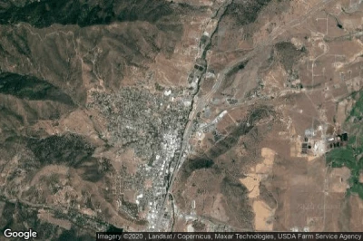 Vue aérienne de Yreka