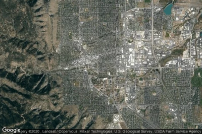 Vue aérienne de Boulder