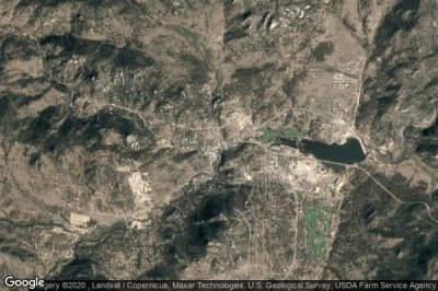 Vue aérienne de Estes Park