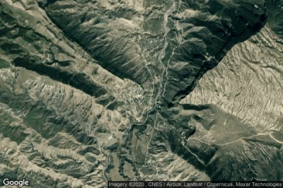 Vue aérienne de Gunib