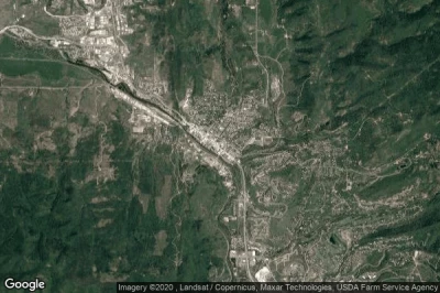 Vue aérienne de Steamboat Springs