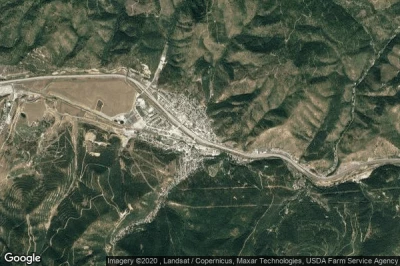 Vue aérienne de Kellogg