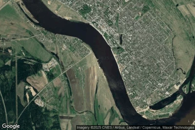 Vue aérienne de Druzhkovo
